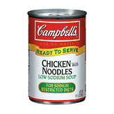 Campbell's Ready To Serve low sodium chicken with noodles soup Full-Size Picture